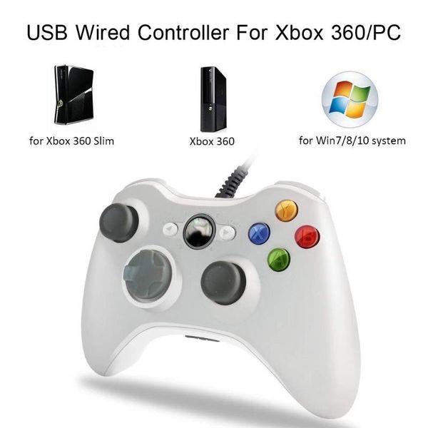 

game controllers & joysticks usb wired vibration gamepad joystick for pc controller windows 7/8/10 xbox 360 joypad with high quality