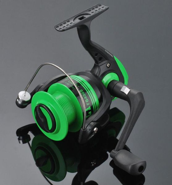 

pcs/lot ky 1000-8000 red/green spinning wheel engineering plastic belt line fishing tackle baitcasting reels
