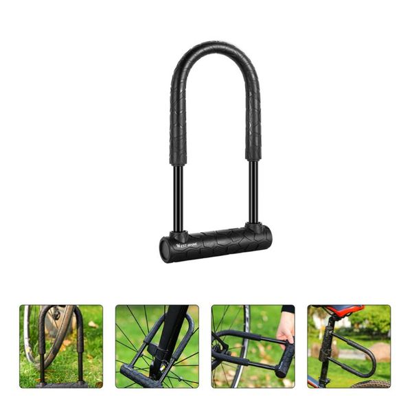

bike locks 1 set universal road lock u-shaped high anti-theft
