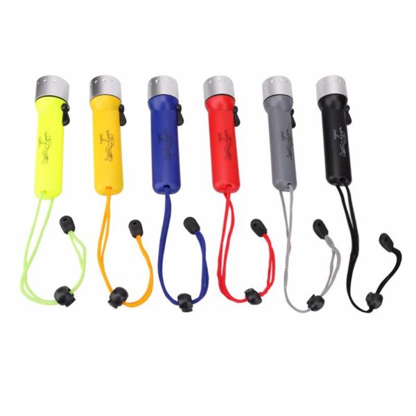 

professional led flash light underwater diving 2000lm q5 torch lighting waterproof portable lantern flashlights torches