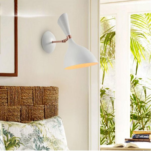 

wall lamp loft ameican style iron retro creative mechanical arm lighting for bedroom living room home restaurant e14 bulb