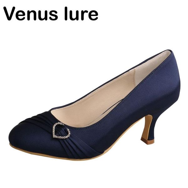 

dress shoes closed toe navy for weddings mid heels prom court women pumps, Black