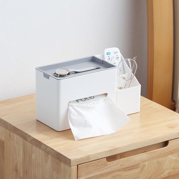 

tissue boxes & napkins box deskcontainer seal baby wipes paper storage household plastic dust-proof with lid home makeup brush case