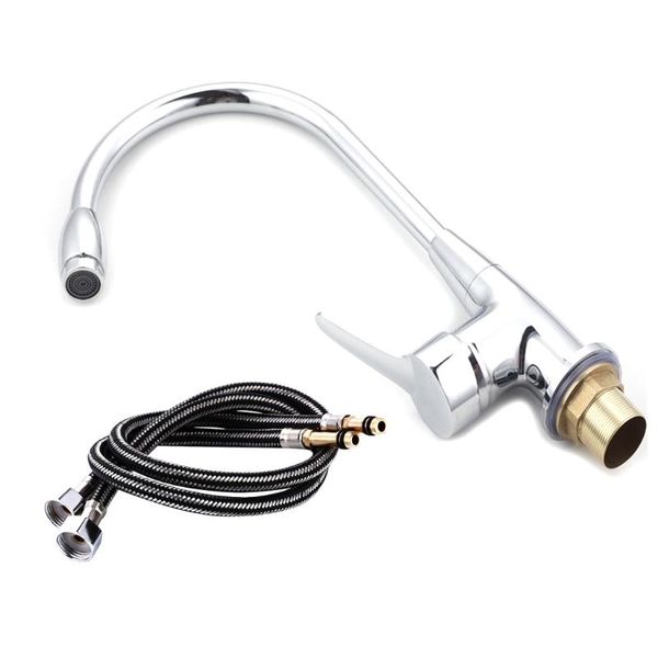 

kitchen faucets 360 degree swivel alloy mixer cold basin sink tap faucet