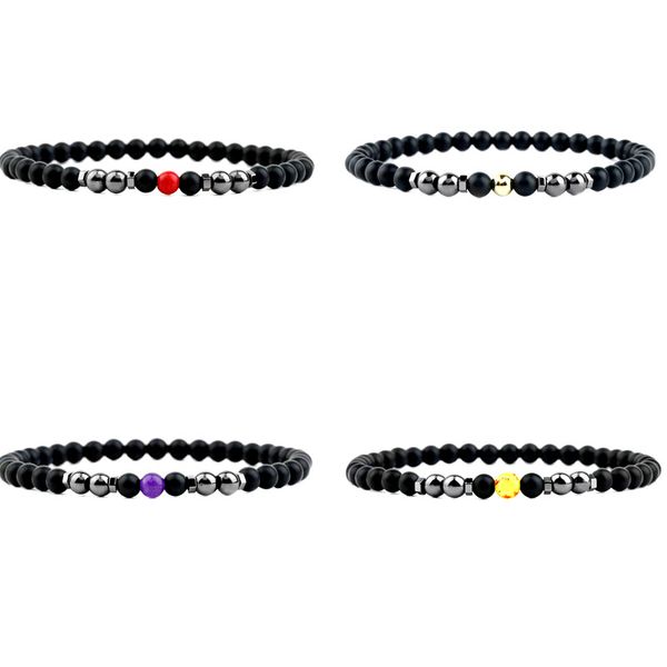 

6mm diy natural stone ball beaded anklets for women girl energy healing party club foot decor fashion beach jewelry, Red;blue