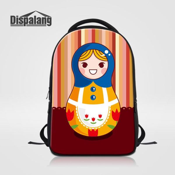 

backpack dispalang lapcute russian doll school bags for teenage matryoshka rucksacks travel women shoulder bag mochila