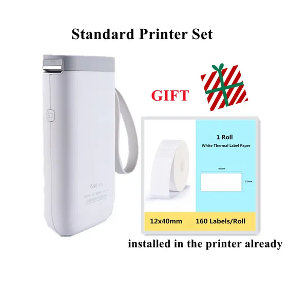 

printers niimbot d11 label printer thermal sticker portable mini pocket paper for phone etiquetas machine