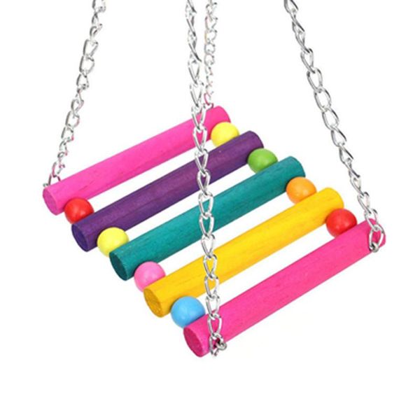 

pet supplies colorful home playing hanging cage interior universal easy install bird toy fun parrot swing cages