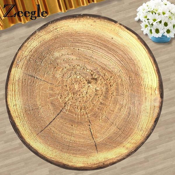 

cushion/decorative pillow zeegle wood pattern round carpet computer chair floor mats home decor bedroom kids room play rug living
