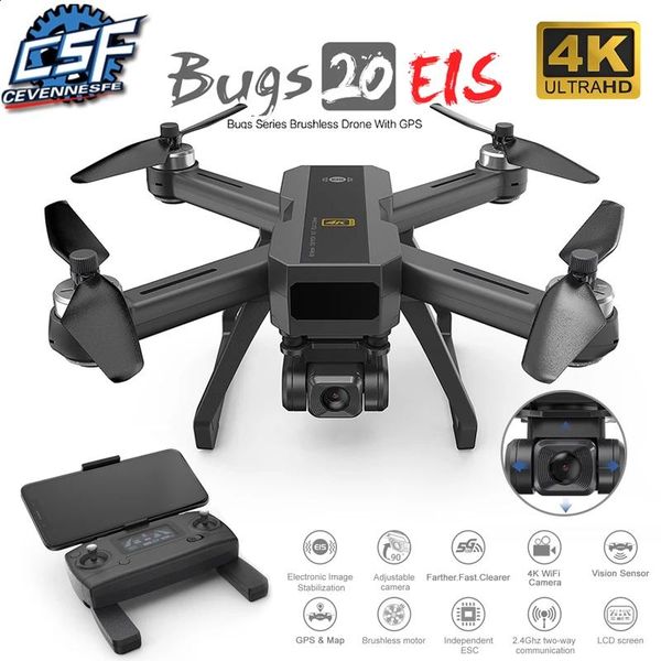 

new b20 gps drone with 4k 5g wifi hd camera electronic image stabilization quadcopter brushless professional dron vs sg906 pro