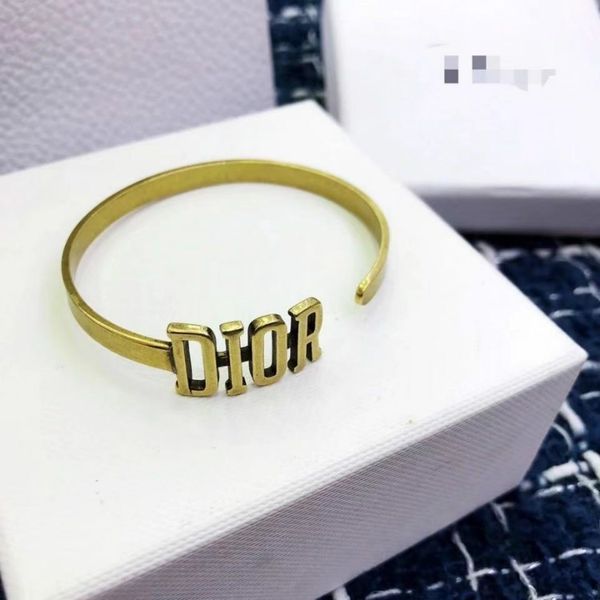 

family letter 14k open band women's net red, Black