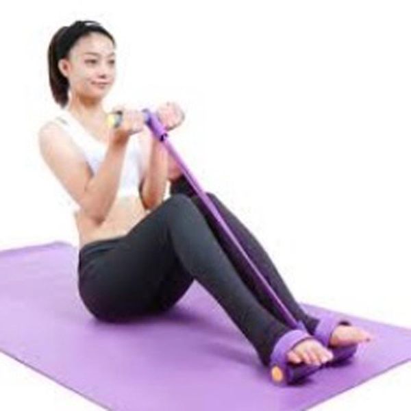 

tubes stretch elastic rope multi-function rally leg sit-up sit abdominal device resistance bands