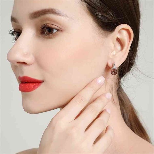 

kuololit diaspore gemstone clip earrings for women solid 925 sterling silver color change diaspore stone earrings fine jewelry-a, Golden;silver