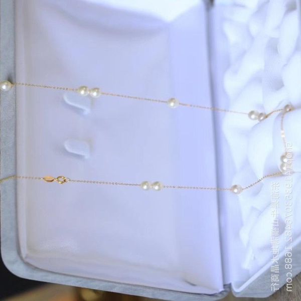 

chains genuine star fresh water pearl necklace, Silver