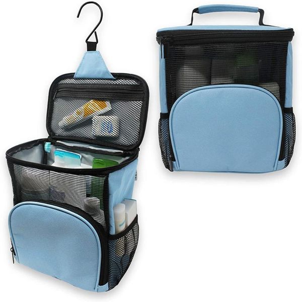 

cosmetic bags & cases high capacity makeup bag travel mesh toiletries storage cosmetics kit ladies tote beauty