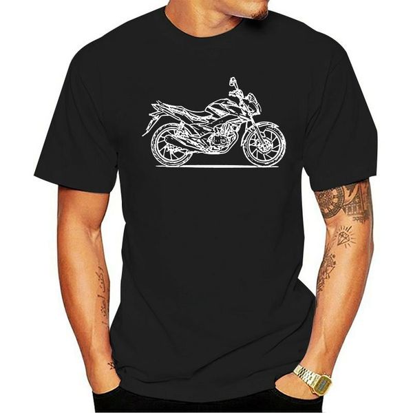 

men's t-shirts 100% cotton straight o-neck tee shirt homme tshirt men funny japanese motorcycle fans cb125f 2021 inspired t shirts, White;black