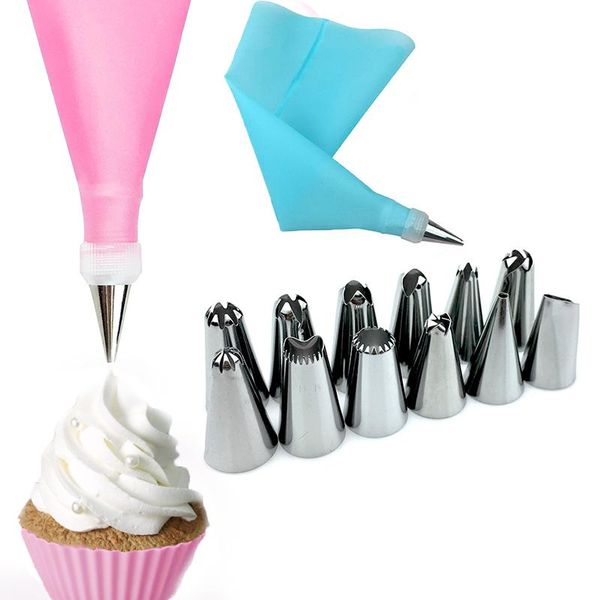 

baking & pastry tools decorating reusable eva material cream bag squeeze nozzle cake
