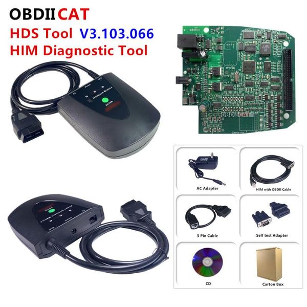 

code readers & scan tools obdiicat-est version v3.103.066 hds him with double board diagnostic tool for hon-da z-tek usb1.1 to 232 connect
