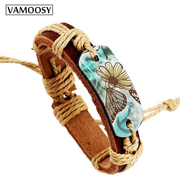 

charm bracelets 2021 fashion for women leather bracelet rope wrap men strap butterfly jewelry, Golden;silver