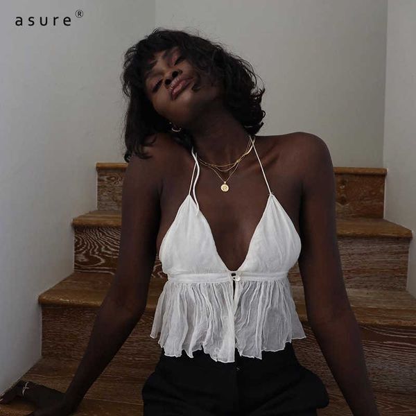 

going out crop y2k chest breast binder lace bralette female sports cami bra gothic aesthetic clothes grunge 211004p 210712, White