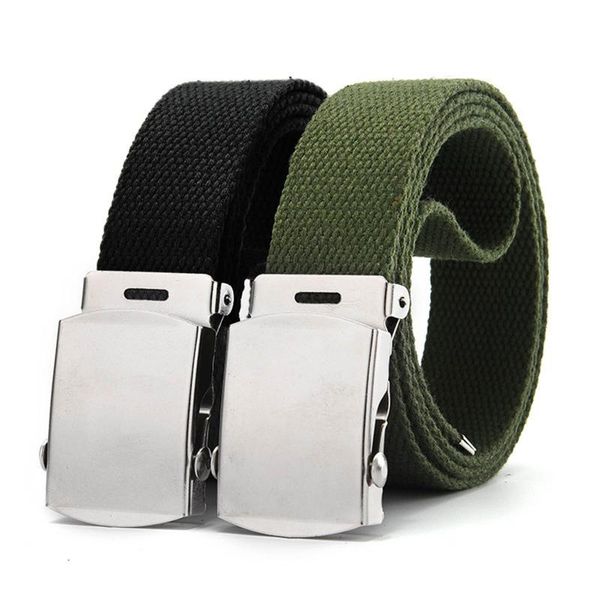 

belts men women belt 2021 fashion army tactical waist jeans male casual luxury canvas webbing waistband ceinture femme, Black;brown