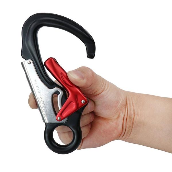 

cords, slings and webbing aluminum alloy carabiner d-shaped bilateral hanging buckles for sports climbing ring locking bottle keychain outdo