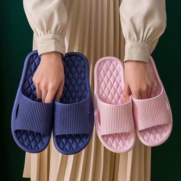 

slippers 2021 indoor home soft bottom bathroom bath el bedroom couple female summer male a910, Black
