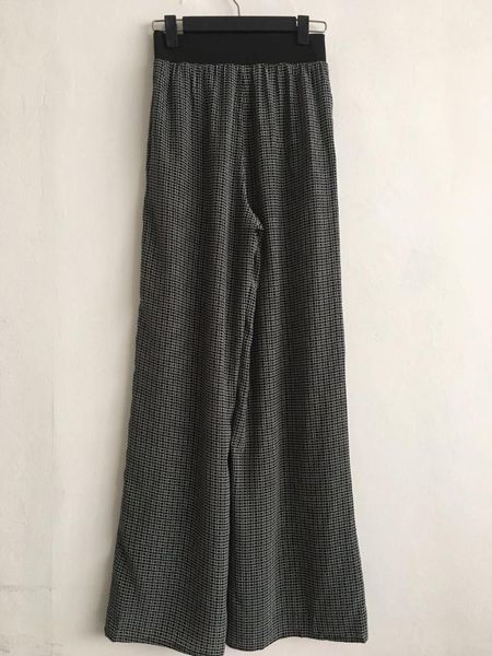 

women's pants & capris elfbop stylish ladies geometric printed wide leg - women summer print long trousers, Black;white