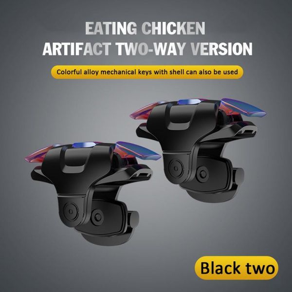 

game controllers & joysticks phone gamepad joystick for pubg mobile gaming trigger fire button l1r1 shooter controller colorful metal aiming