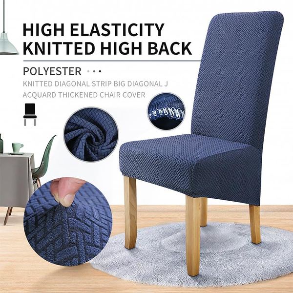 

meijuner 2021 jacquard xl chair covers stretch spandex elastic long back dining slipcover case for kitchen banquet