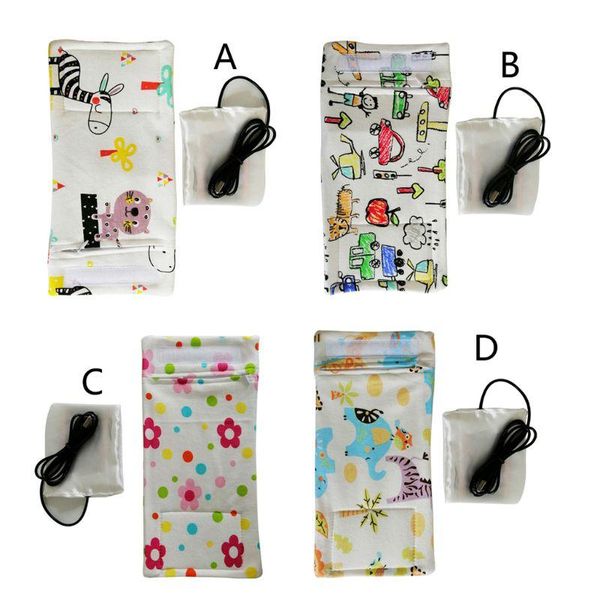 

baby cribs usb charging born bottle warmer portable outdoor infant milk feeding heated cover nursing insulated bag n0hd