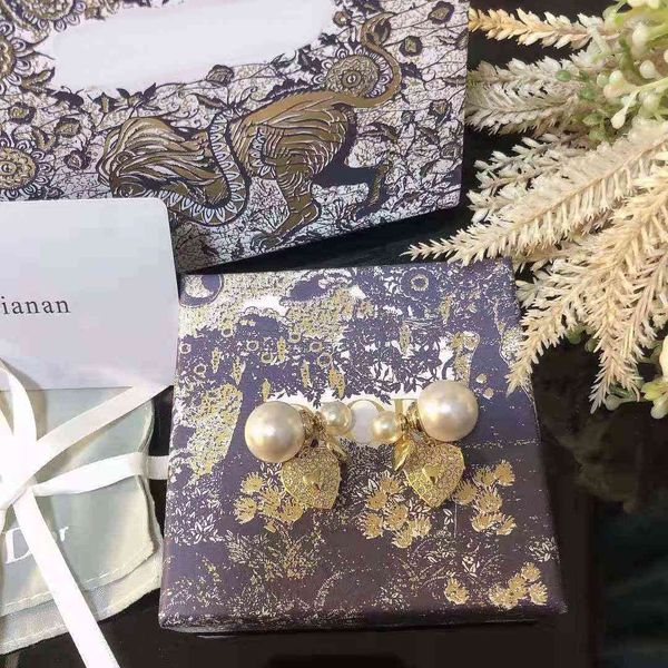 

letter front and back pearl star pendant earrings personality versatile black friday deals, Silver