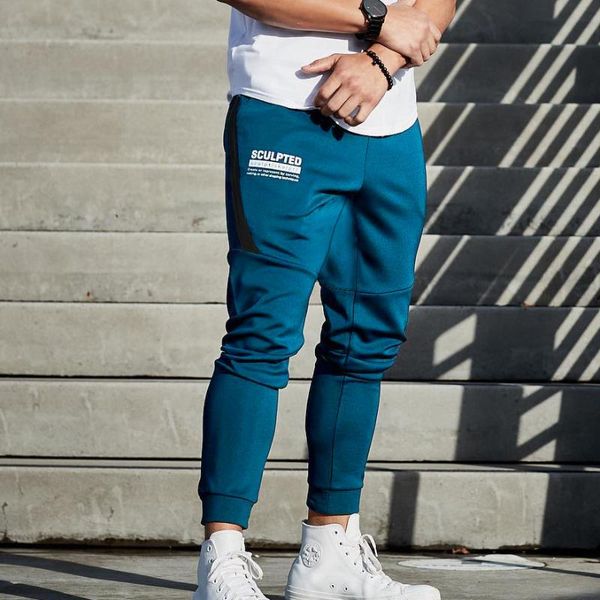 

men's pants brand autumn joggers men sweatpants sportswear track man bodybuilding streetwear casual fitness mens gym, Black
