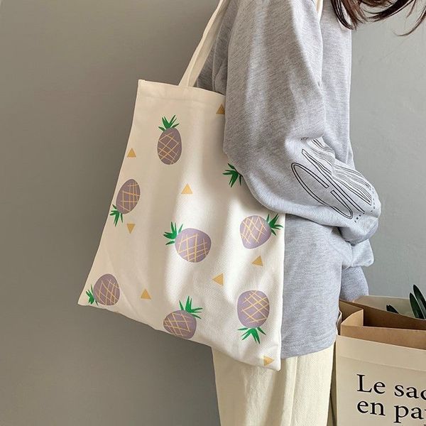 

hbp spot portable sail cloth bag japan and south korea small fresh literature and art shopping single shoulder student gift