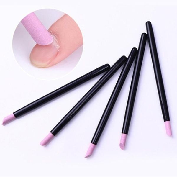 

nail art kits 5pcs pro quartz scrub pen pusher trimmer cuticle remover manicure tool