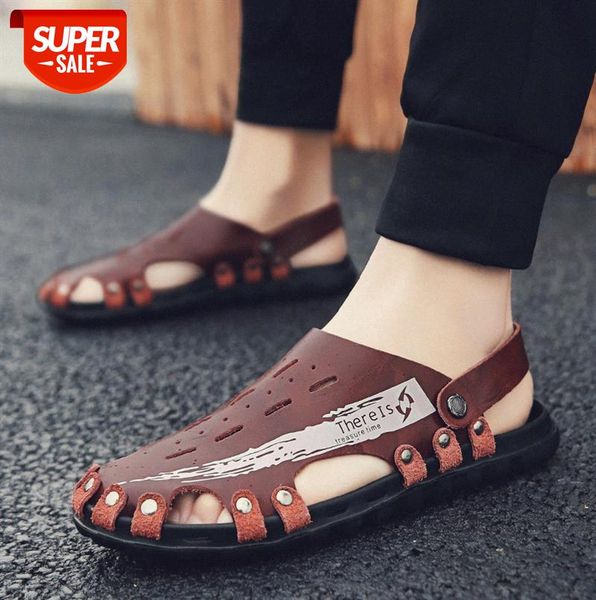 

men's sandals breathable casual lazy shoes beach and slippers #ih0h, Black