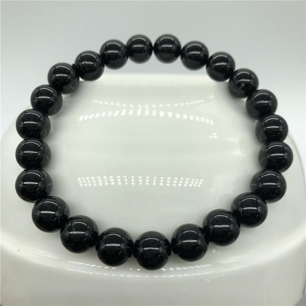 

charm bracelets black tourmaline bracelet natural crystal, Golden;silver