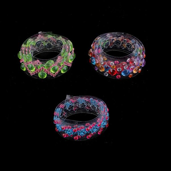 

rolls self-adhesive rhinestones stickers tape crystal bling craft gift wrap