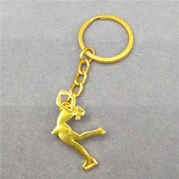 

keychains figure skating jewelry, Silver