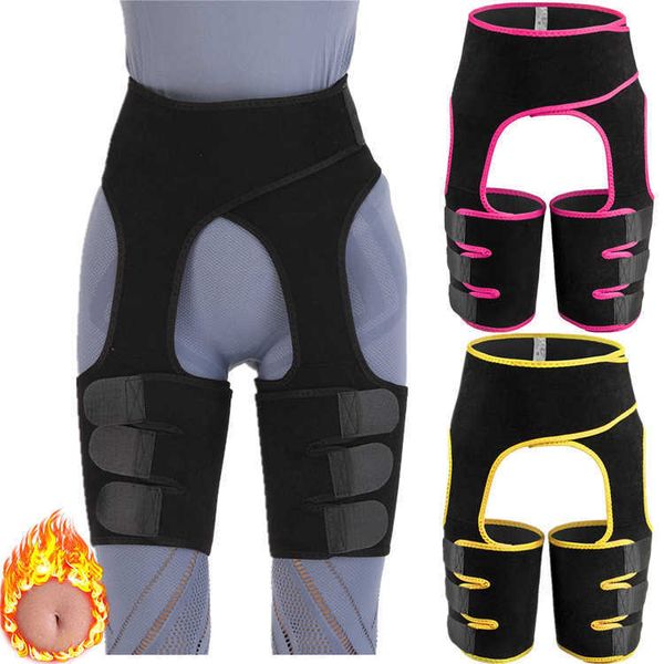

neoprene slim thigh trimmer leg shapers slimming waist trainer sweat shapewear fat burning compress belt
