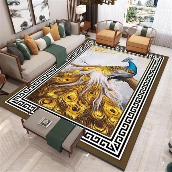 

carpets peacock home bathroom and kitchen room rugs carpet for living rug on the floor mat bedroom year
