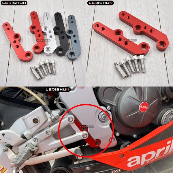 

pedals cnc aluminum motorcycle foot pegs rest footpegs rearset footrest for aprilia gpr125 gpr150 4 125 rearset-lite