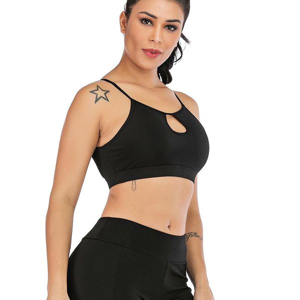 

yoga outfits women sports bra high impact for fitness running pad cropped sportswear tank push up, White;red