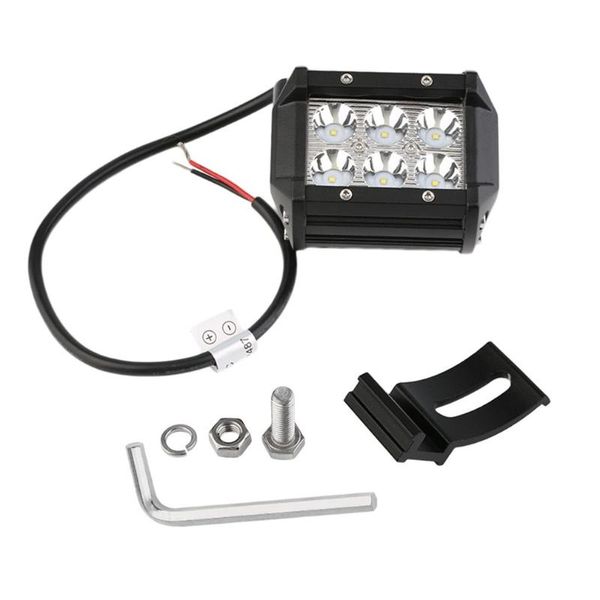 

work light 18w for motorcycle car truck boat tractor pan road lamp motorbike driving led lights headlights