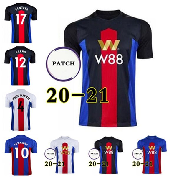 

soccer jersey20/21alace 11 wilfried jersey 20/21 14 luka milivojevic 18 james mcarthur 3 patrick van footballshirt high quality, Black;yellow