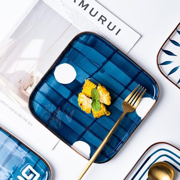 

european style simple creative orange ceramic dish home western restaurant steak fruit salad tableware kitchen dishes bowls