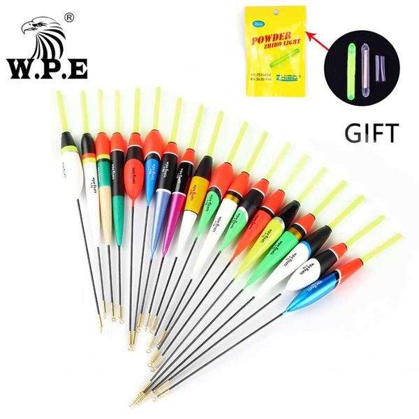 

w.p.e fishing float 3pcs/pack 4g 19-24cm barguzinsky fir vertical buoy light stick tackle pesca accessories