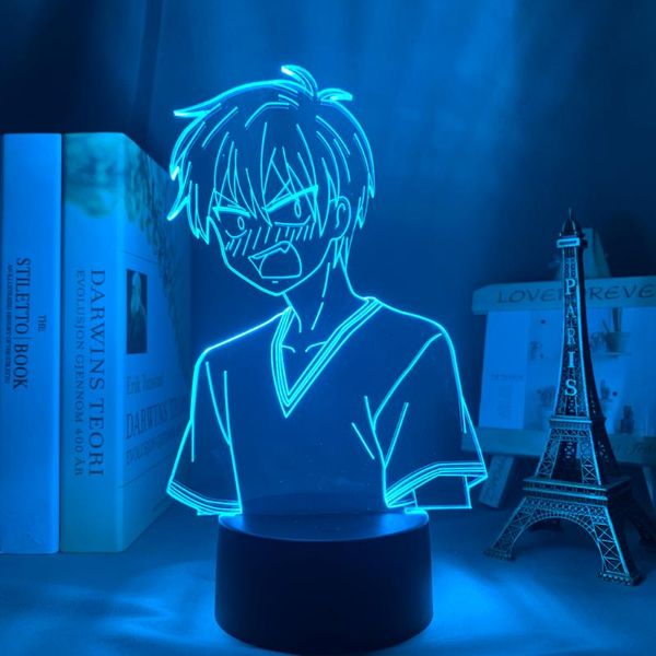 

night lights manga 3d lamp fruits basket kyo sohma figure for room decor light kids bithday gift anime led bedroom
