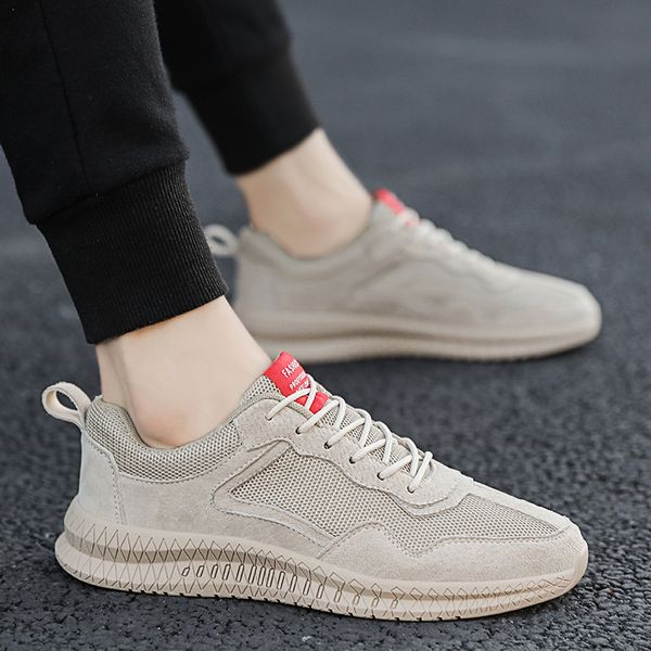 

wholesale 2021 fashion off men women sports mesh running shoes outdoor runners breathable grey brown walking jogging sneakers size 39-44 wy1