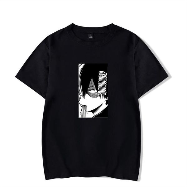 

my hero academia slurp s mens todoroki tee japenese anime harajuku cotton casual cosplay summer men top, White;black